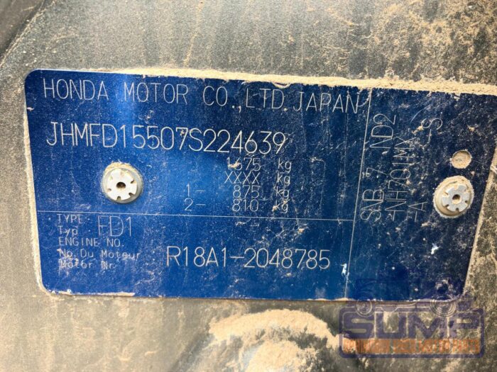 HONDA , CIVIC 1 . 8 VXI A / T , GREY , 2007 ( 29877 ) - Image 11