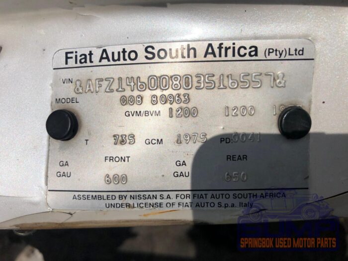 FIAT , UNO ESPRESSO P / V , WHITE , 2002 ( 29878 ) - Image 11