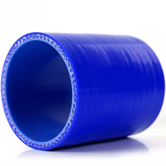 SILICONE STRAIGHT HOSE CONNECTOR 57 MM BLUE