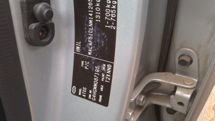 HYUNDAI , ATOS 1 . 1 MOTION , SILVER , 2021 ( 29285 ) - Image 11