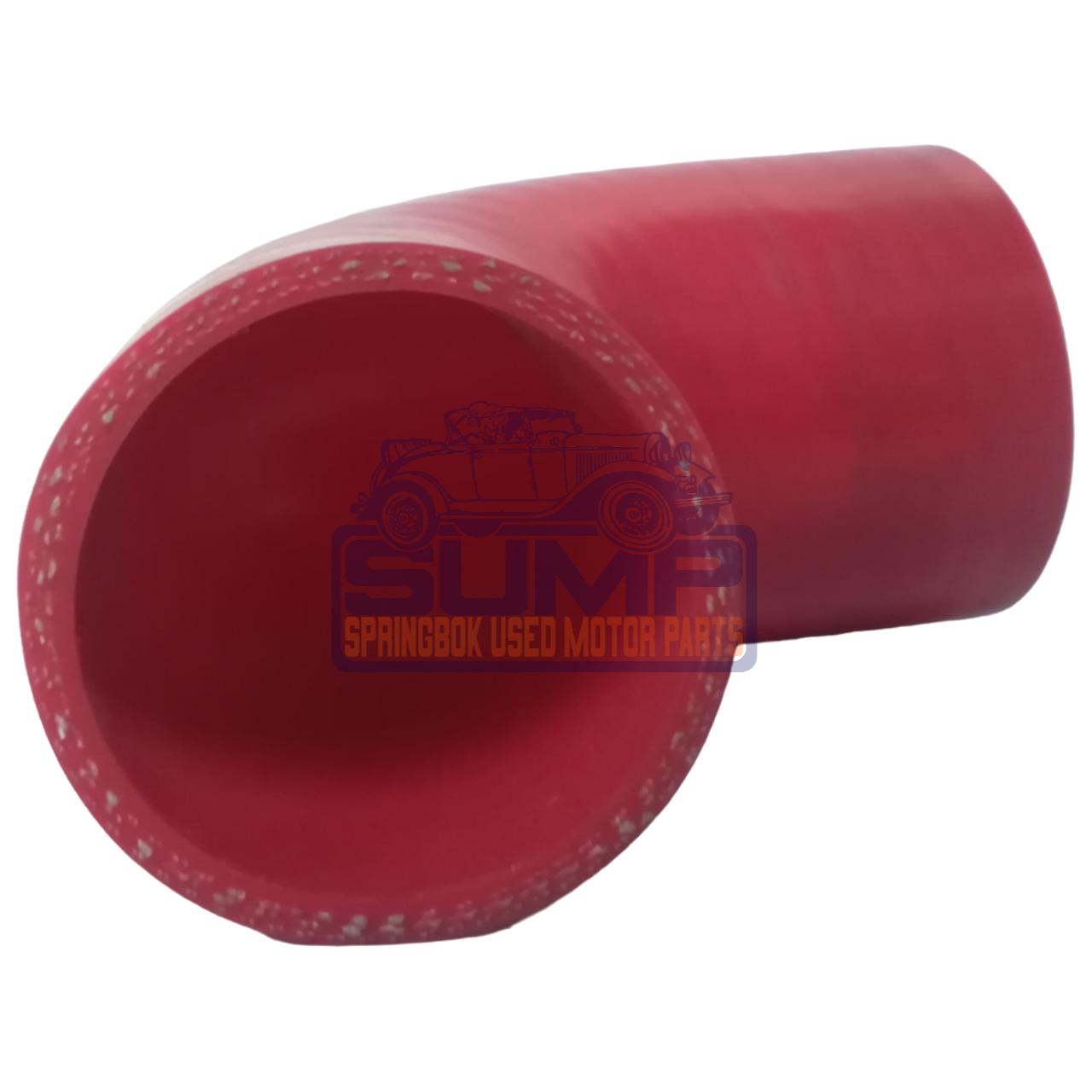SILICONE 90 DEG TRANS HOSE 50 MM / 63 MM - RED - Image 2