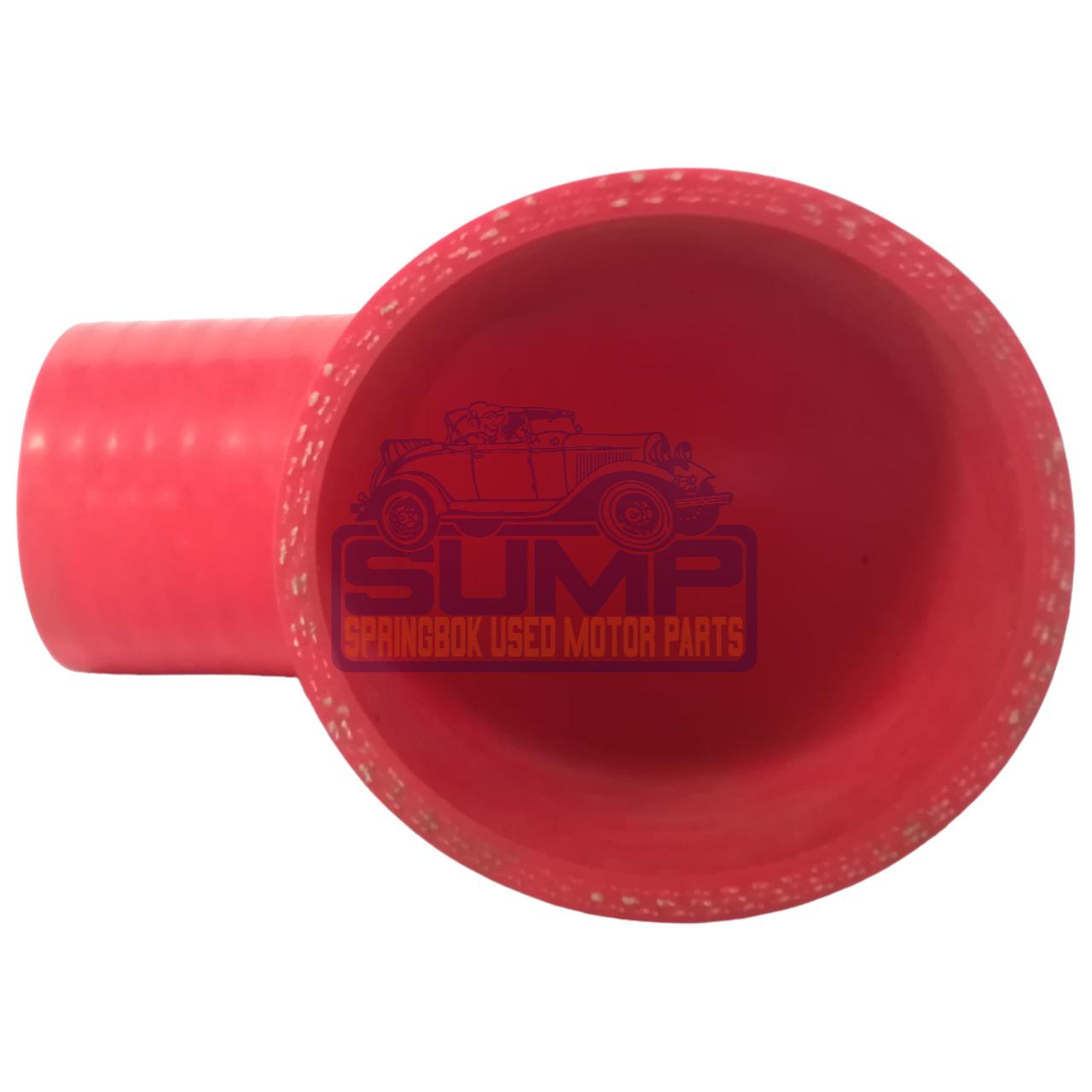 SILICONE 90 DEG TRANS HOSE 50 MM / 63 MM - RED - Image 3