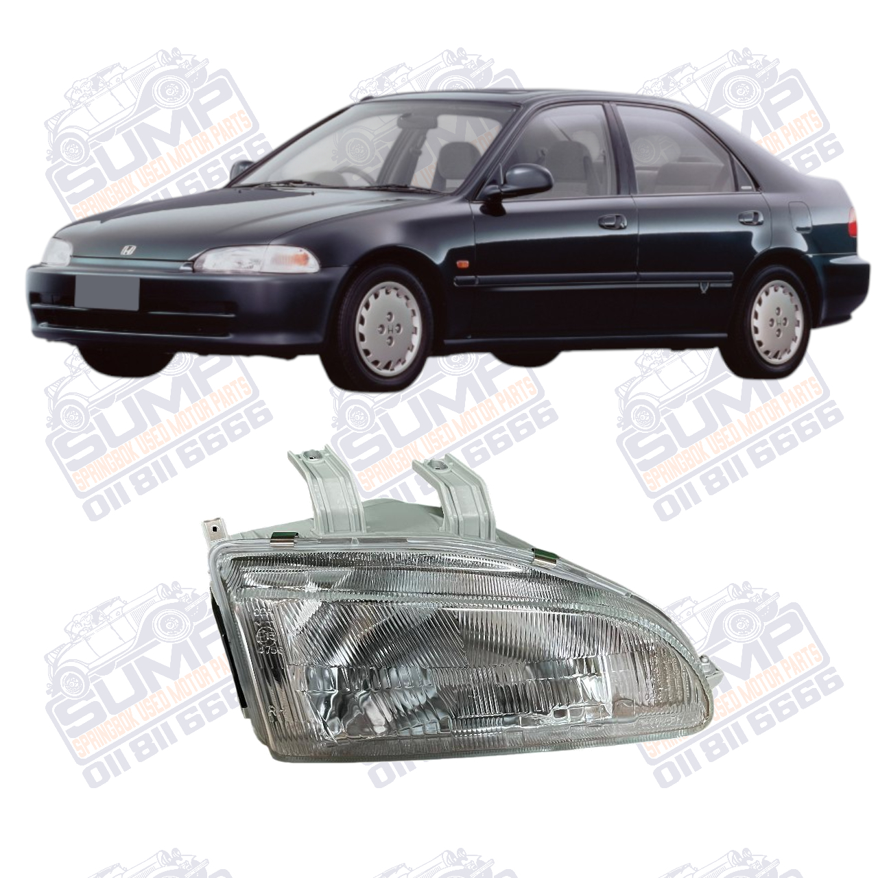 HEADLAMP HONDA BALLADE SR 4 92 - 95 HATCH = SEDAN RH