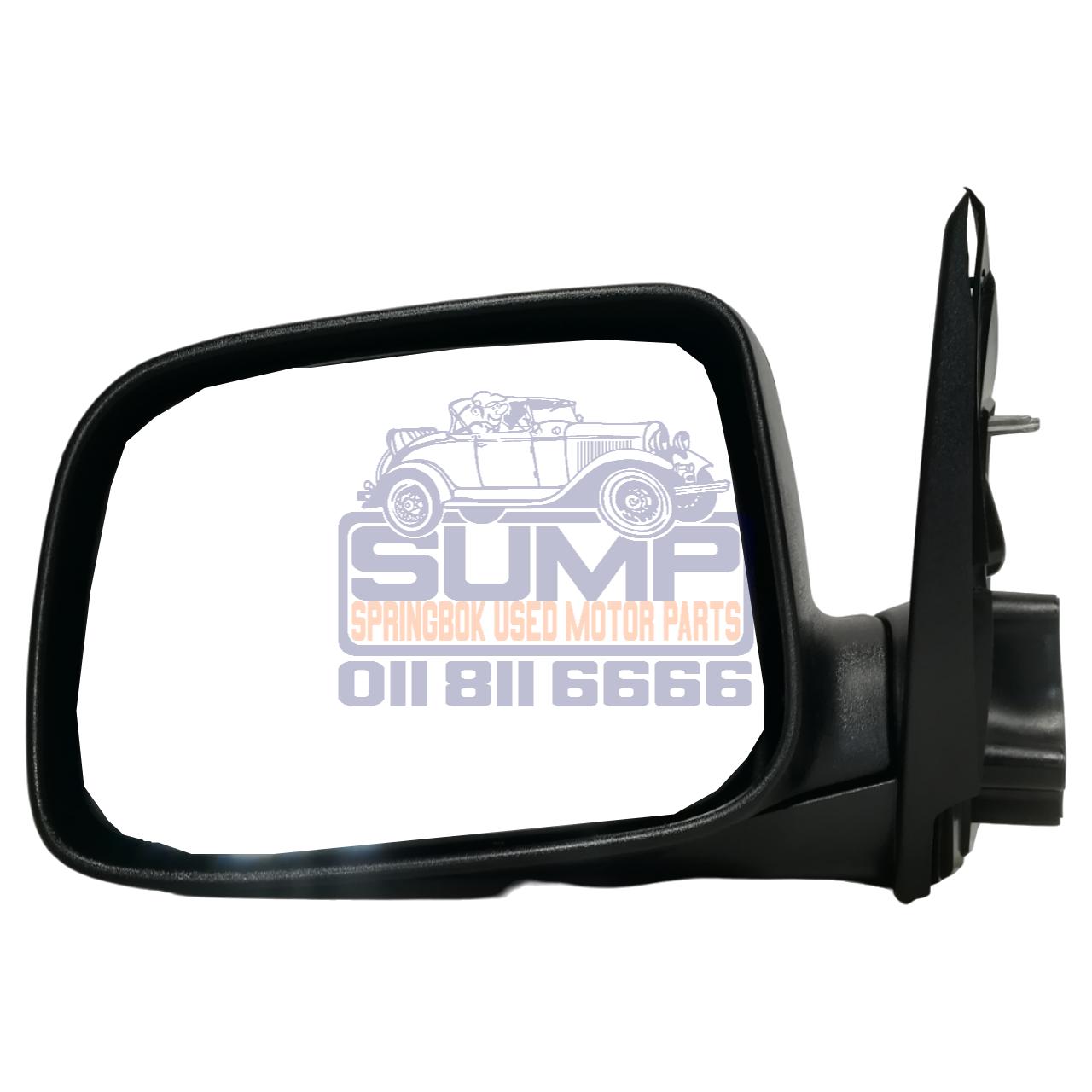 DOOR MIRROR ISUZU 04 - 08 MANUAL - BLACK - LH