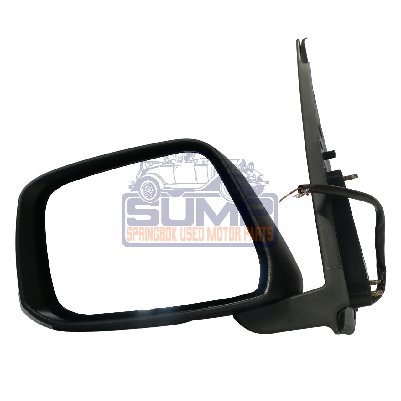 DOOR MIRROR NAVARA 10 - 17 WITH LOWER LAMP ELECTRICAL 5 P CHROME LH