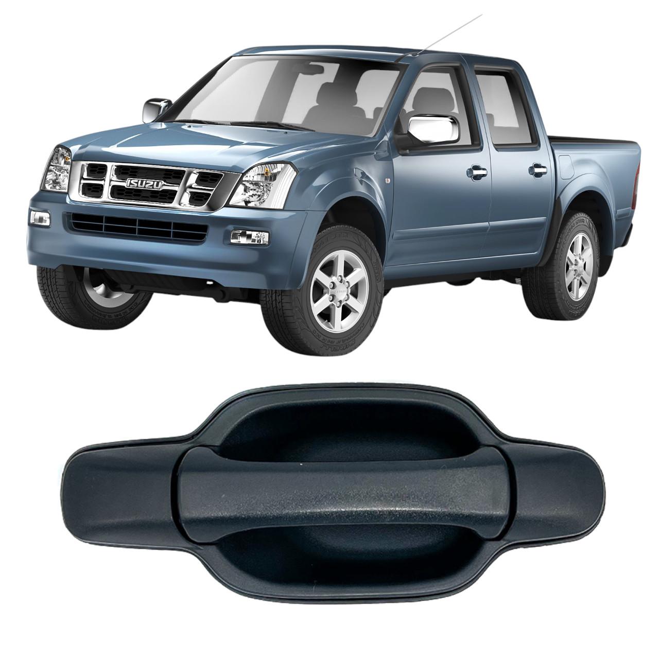 DOOR HANDLE ISUZU KB D - MAX 04 - 13 BLACK , OUTER REAR RIGHT