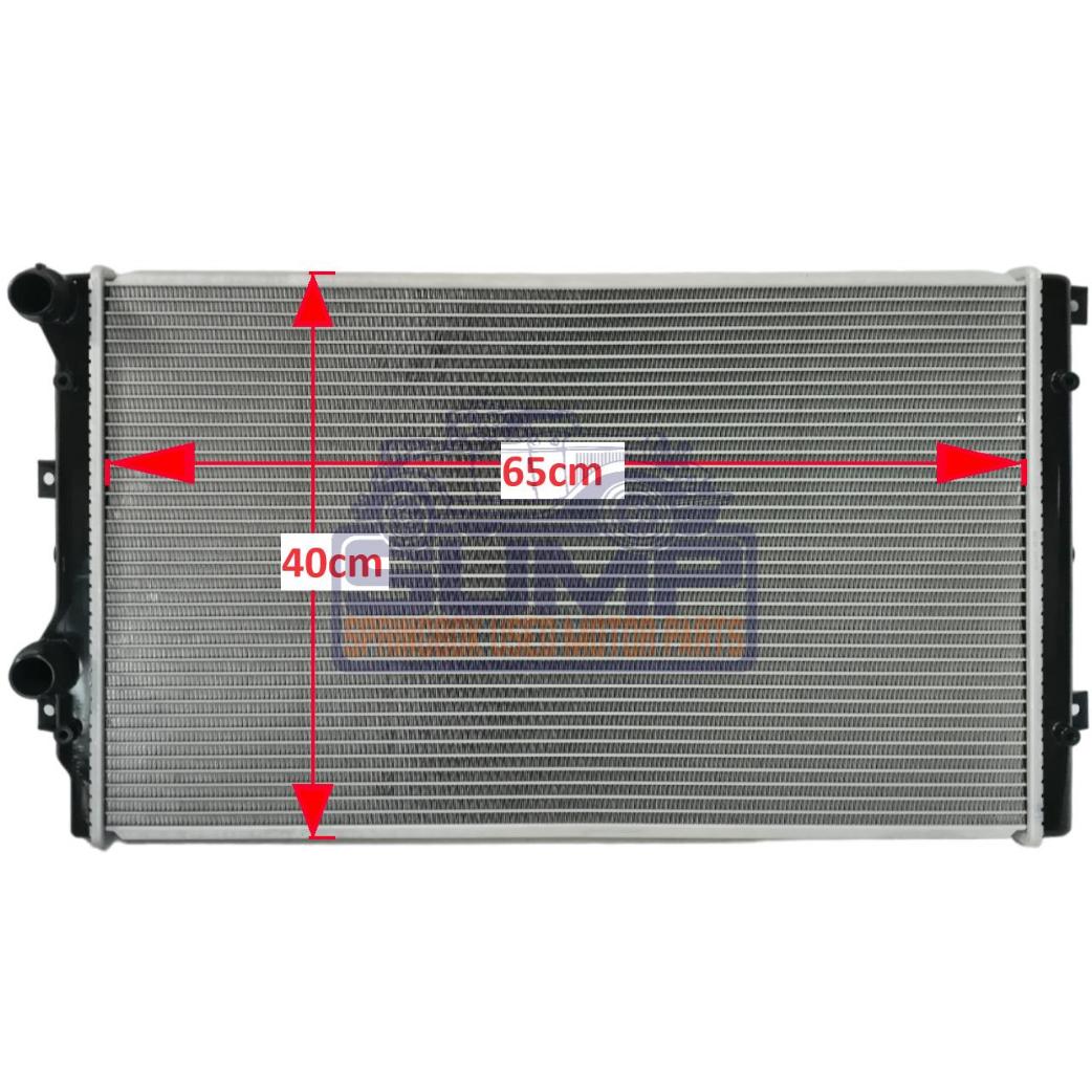 RADIATOR AUTOMATIC = MANUAL REAR VOLKSWAGEN GOLF 6 1 . 4 T 90 KW / 118 KW 09 - 12 // GOLF 5 1 . 4 T / 1 . 9 D 04 - 08 // AUDI A 3 1 . 4 T / 1 . 8 T / 1 . 9 D 04 - 12 // JETTA 5 1 . 4 T / 1 . 9 D 06 - 10 // JETTA 6 1 . 2 T / 1 . 4 T 90 KW 11 - 18 // CADDY 1 . 9 D / BJB 05 - 09 // CADDY 1 . 0 T 16 - 21 // TOURAN 1 . 2 T 10 - 15 - Image 3