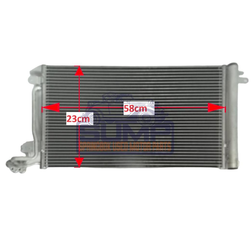 AIRCON CONDENSER VOLKSWAGEN POLO 6 10 - 17 1 . 0 / 1 . 4 / 1 . 4 T / 1 . 6 / 1 . 2 D / 1 . 6 D / GTI // VIVO 2 1 . 0 T / 1 . 4 / 1 . 6 HATCHBACK 18 - UP // AUDI A 1 1 . 0 T / 1 . 2 T / 1 . 4 T / 1 . 8 T / 1 . 6 D 11 - UP - Image 3