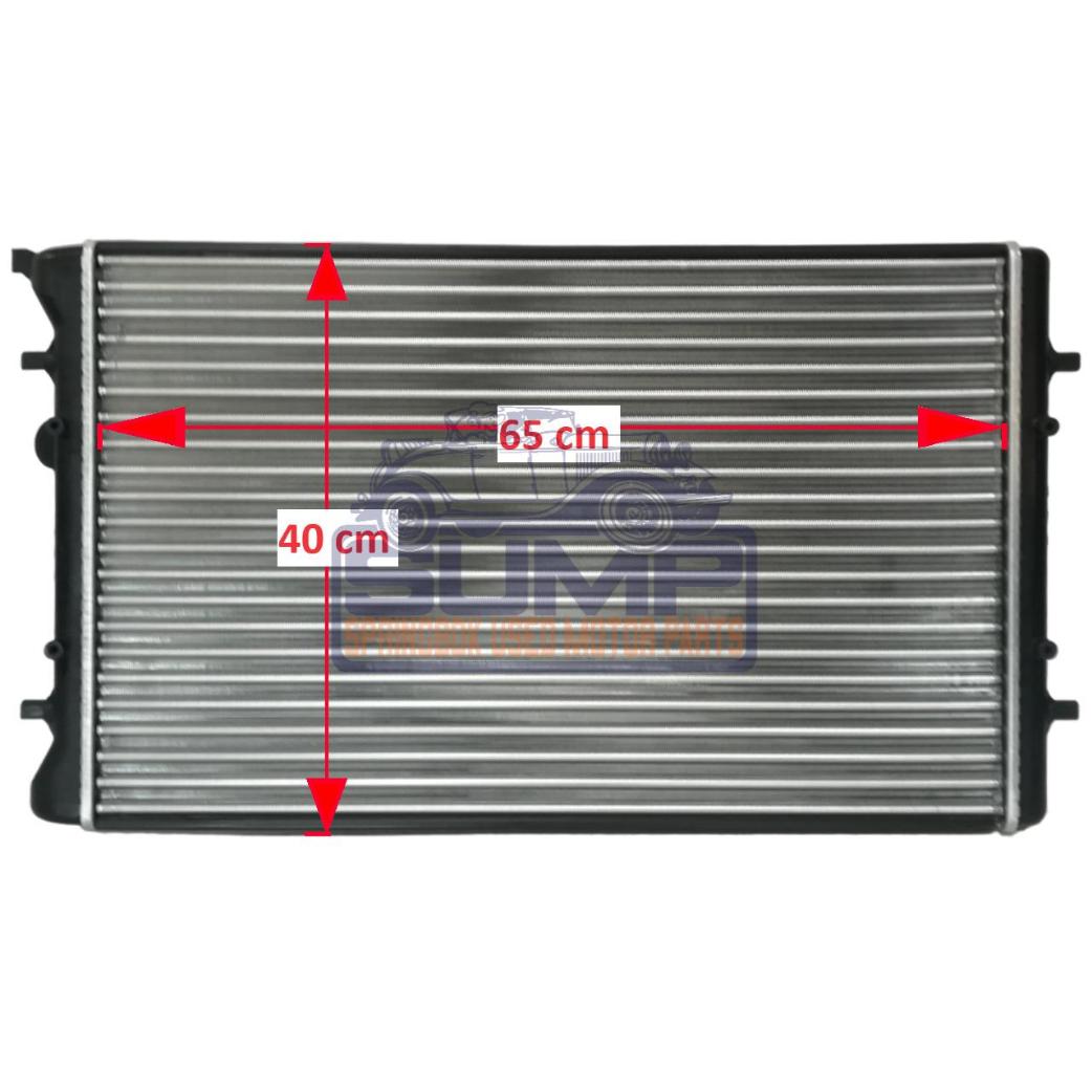 RADIATOR MANUAL VOLKSWAGEN GOLF 4 1 . 6 / 1 . 8 T / 1 . 9 D / 2 . 0 98 - 03 WITH AIRCON // JETTA 4 1 . 6 / 1 . 8 T / 1 . 9 D / 2 . 0 98 - 03 WITH AIRCON 99 - 05 // AUDI A 3 1 . 8 / 1 . 8 T 98 - 03 - Image 3