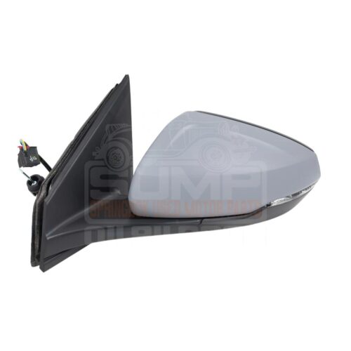 DOOR MIRROR MANUAL VOLKSWAGEN POLO 8 18 - UP HATCHBACK , WITH LAMP 2 PIN PLUG LEFT