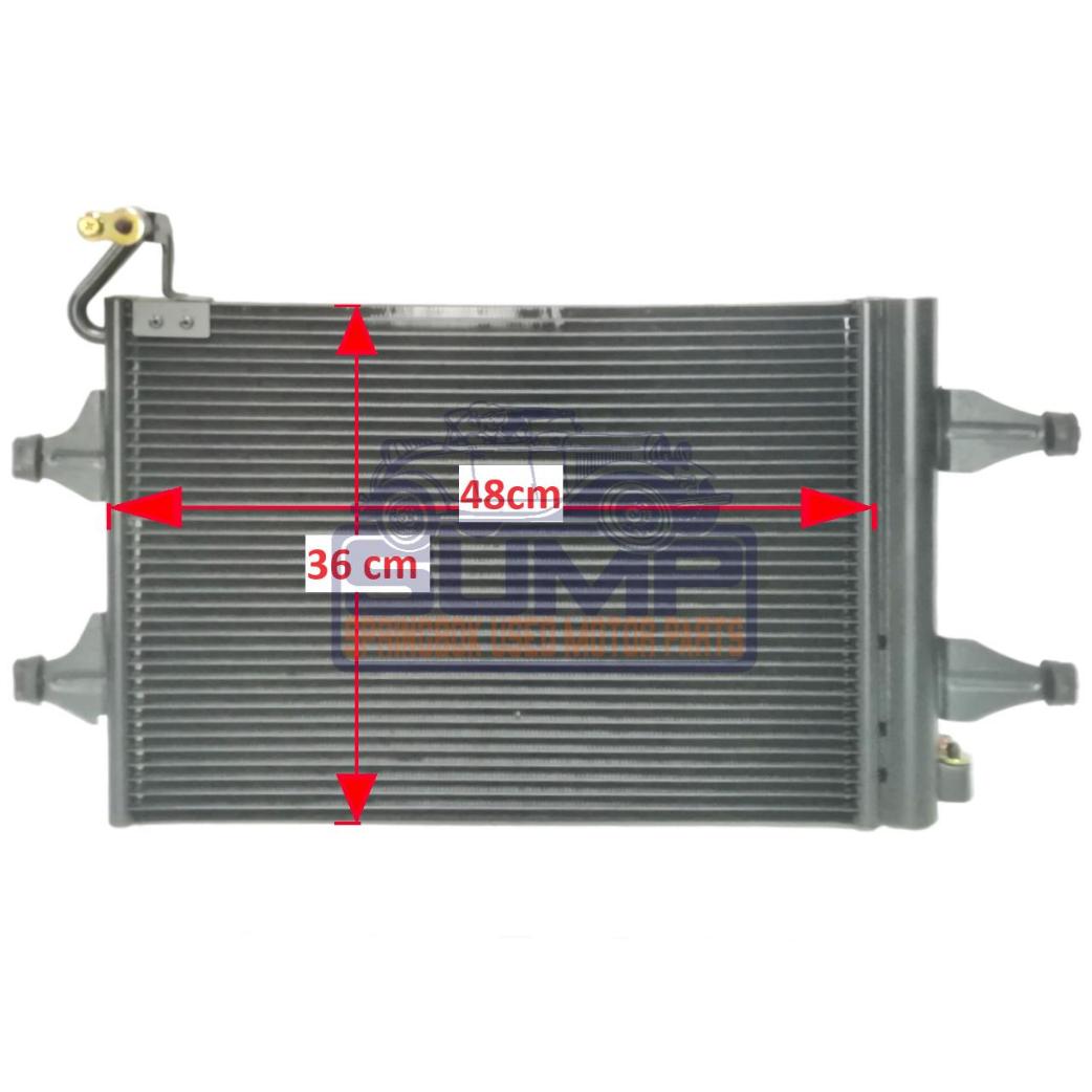 AIRCON CONDENSER VOLKSWAGEN POLO 1 . 4 / 6 / 8 / 2 . 0 / 1 . 4 D / 1 . 9 D 02 - 09 // VIVO 1 1 . 4 / 6 10 - 18 // SEAT IBIZA 1 . 9 D 08 - UP - Image 3