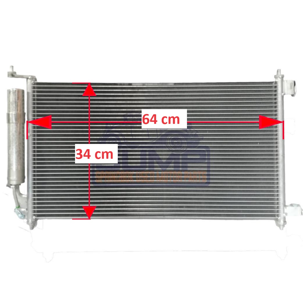 AIRCON CONDENSER NISSAN TIIDA 1 . 6 / 1 . 8 06 - 12 // JUKE 1 . 6 12 - 15 // MICRA 1 . 4 09 - 11 // LIVINA / GRAND LIVINA 1 . 6 07 - 13 - Image 3